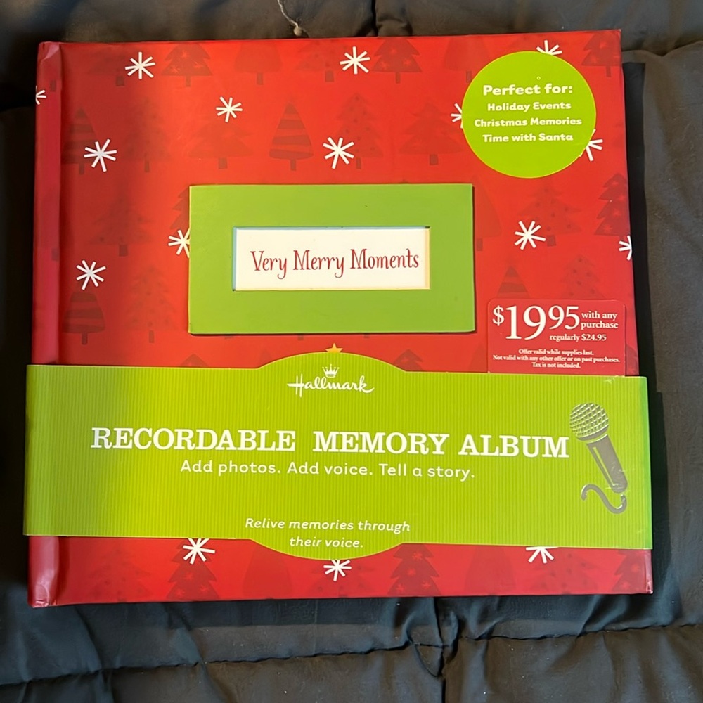 Hallmark recordable memory album